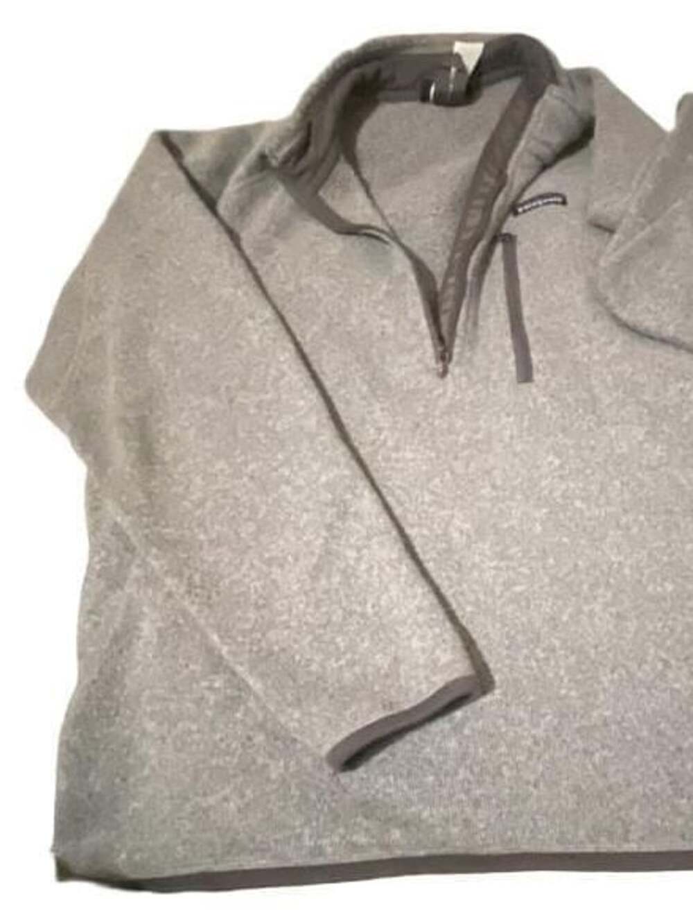 Patagonia Men's Better Sweater 1/4-Zip Fleece Pullover Jacket Gray Large